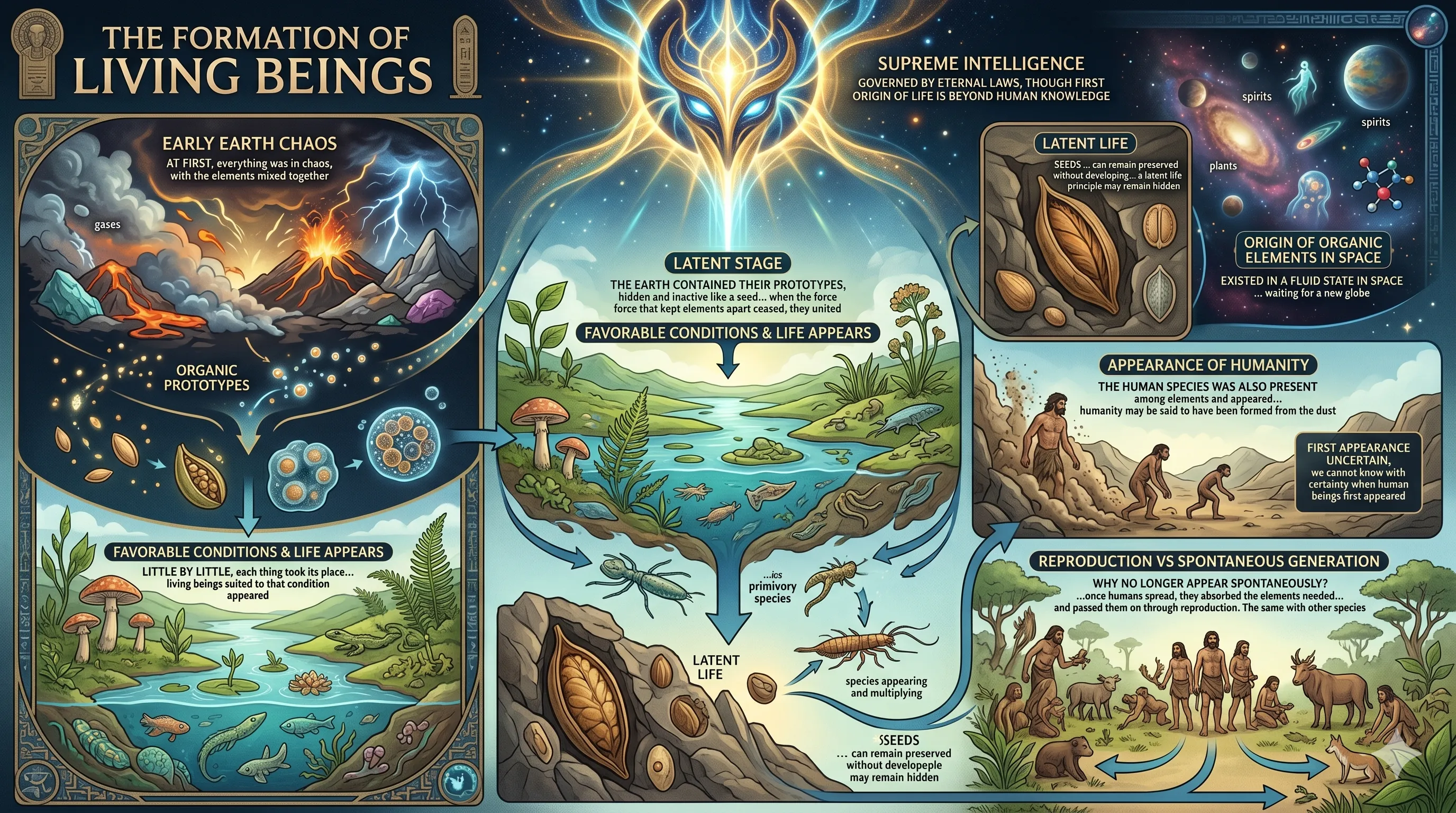 The Formation of Living Beings