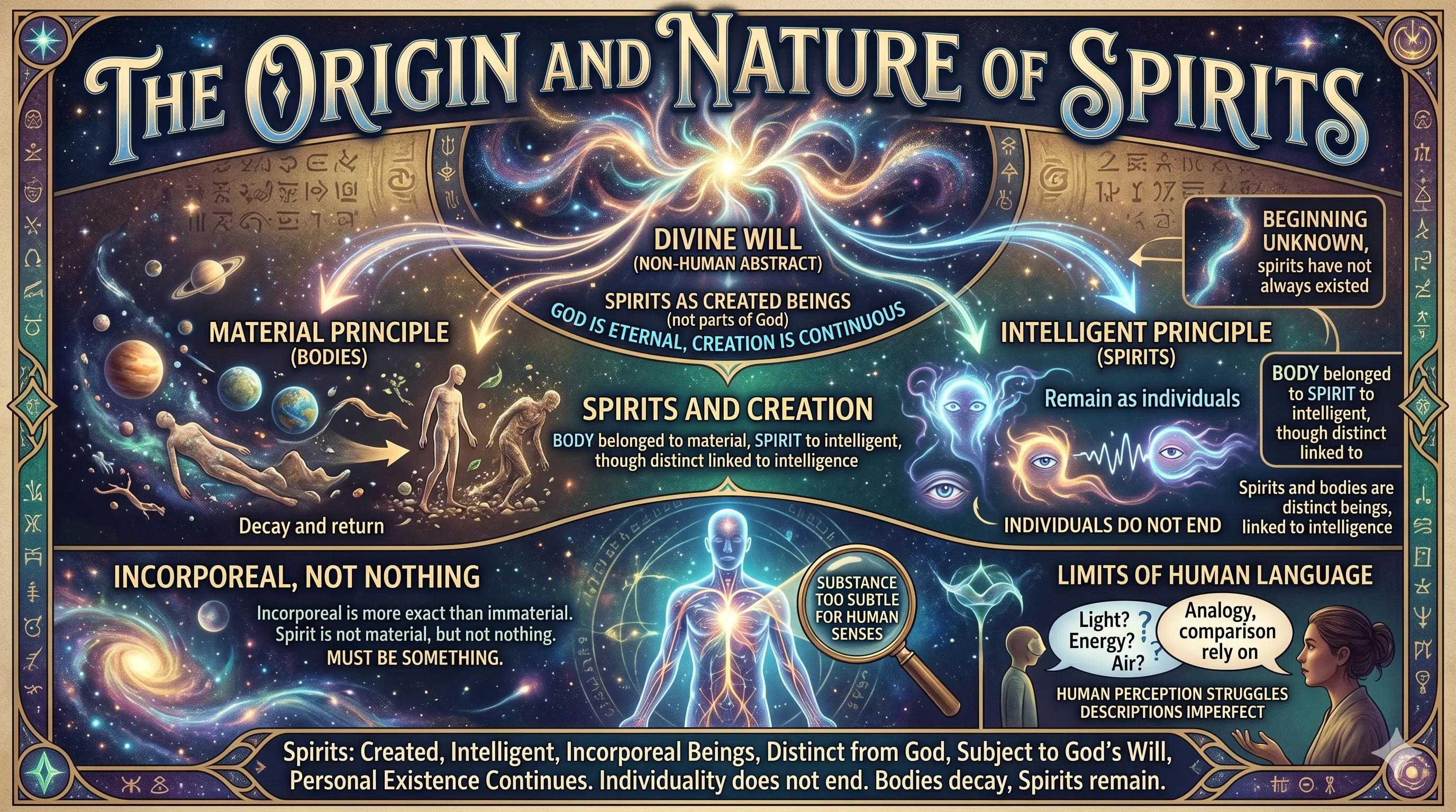 The Origin and Nature of Spirits