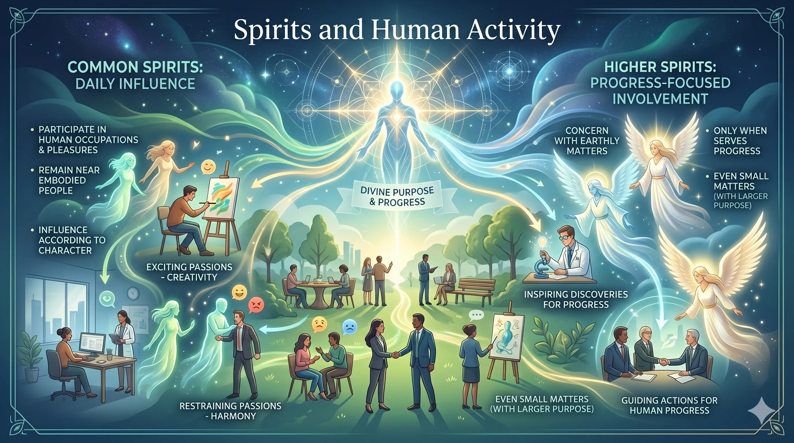 Spirits and Human Activity