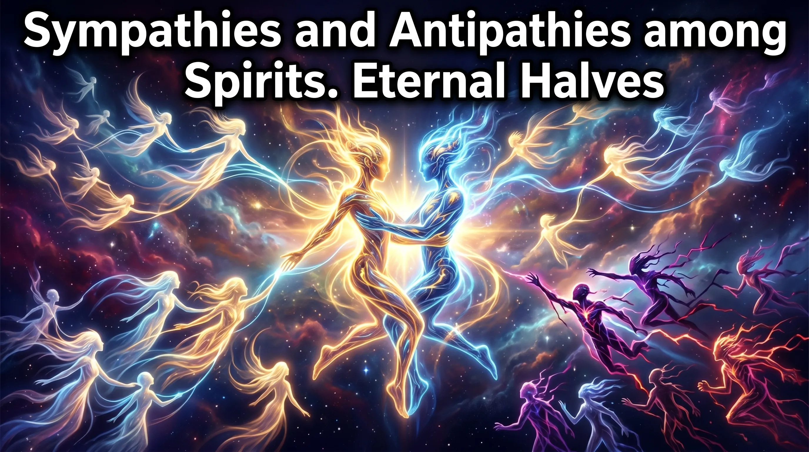 Sympathies and Antipathies among Spirits. Eternal Halves