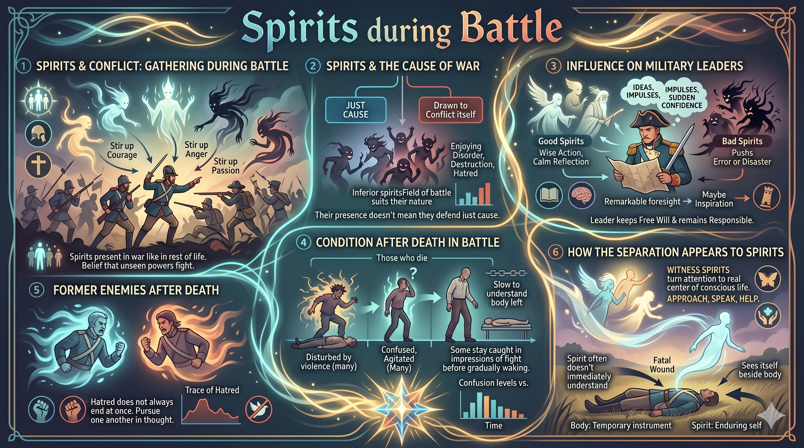 Spirits during Battle