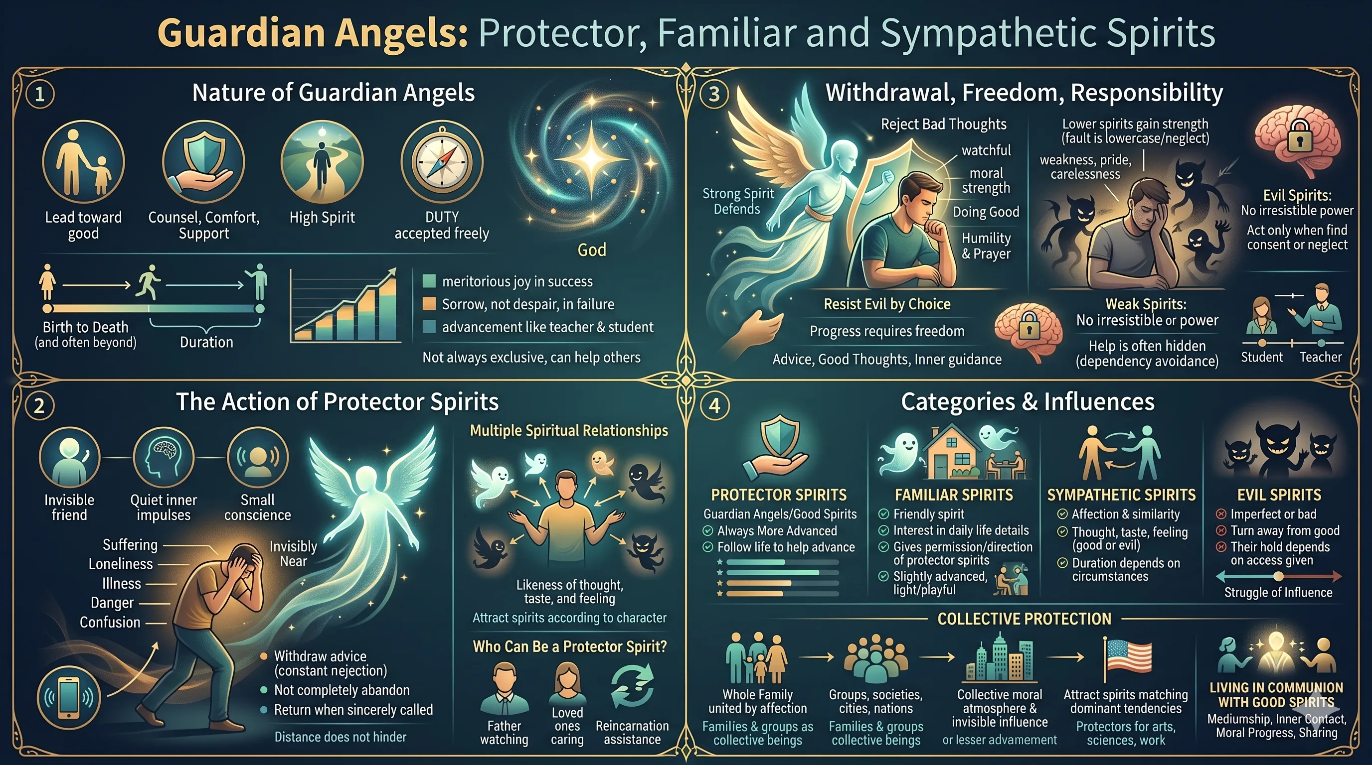 Guardian Angels: Protector, Familiar and Sympathetic Spirits
