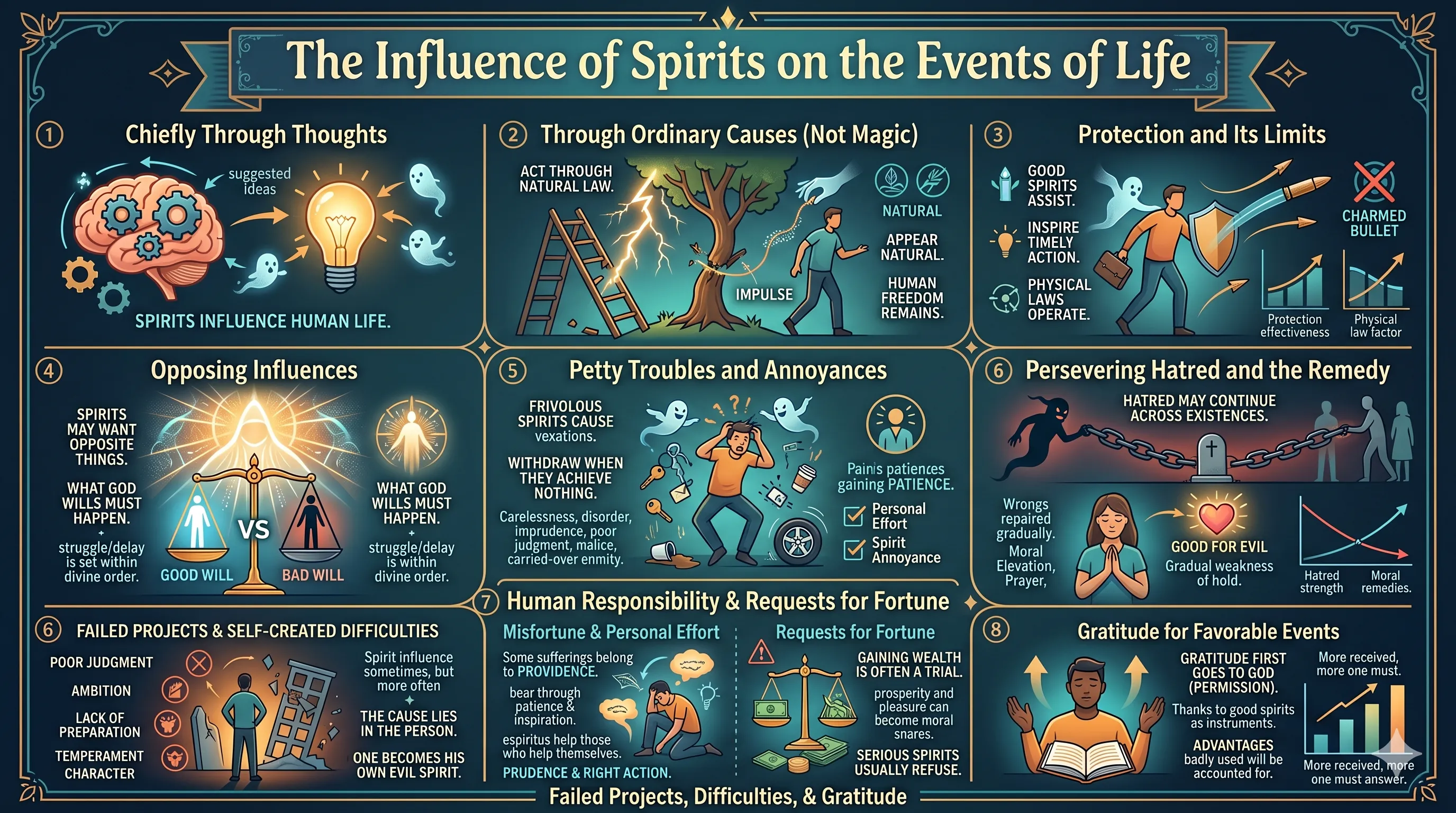 The Influence of Spirits on the Events of Life