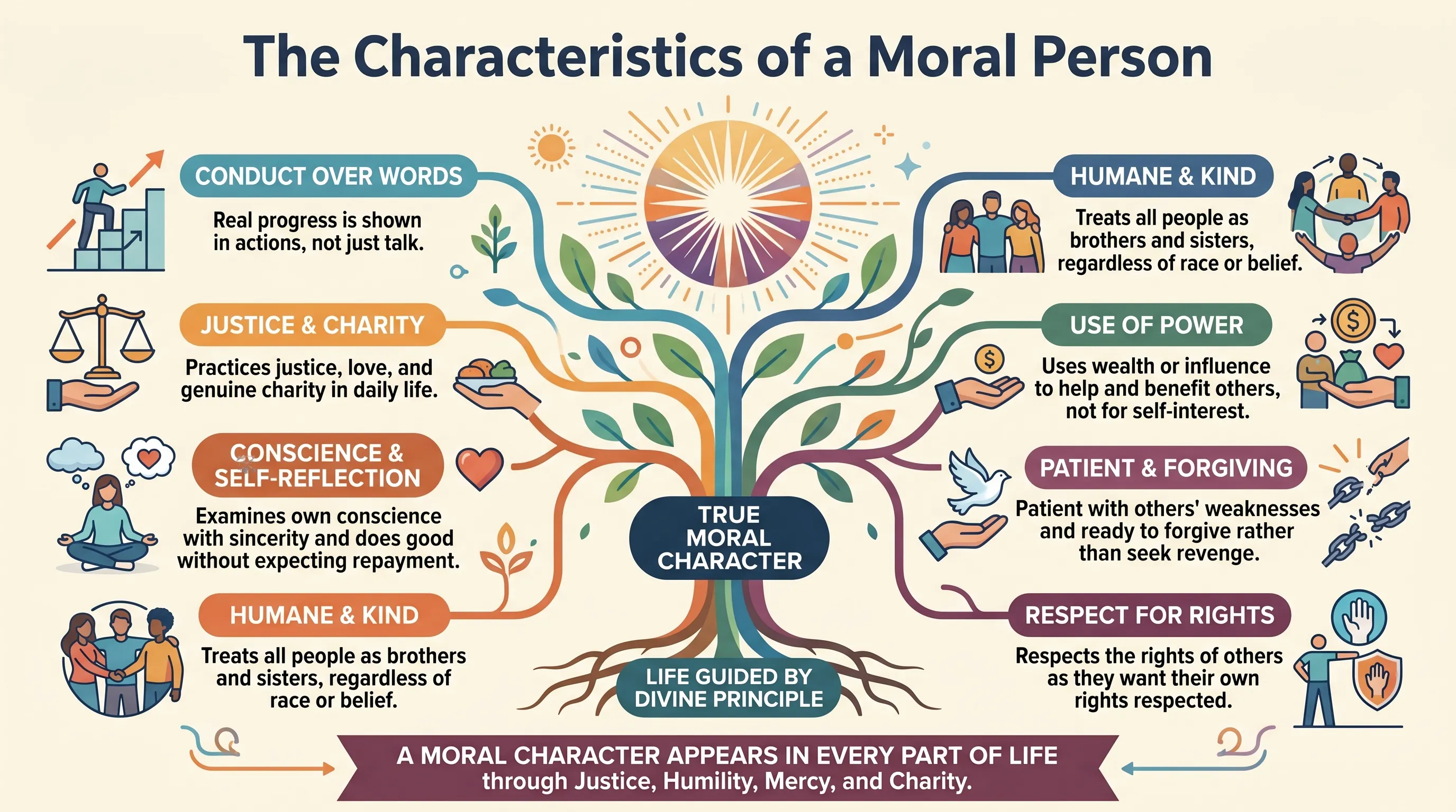 The Characteristics of a Moral Person