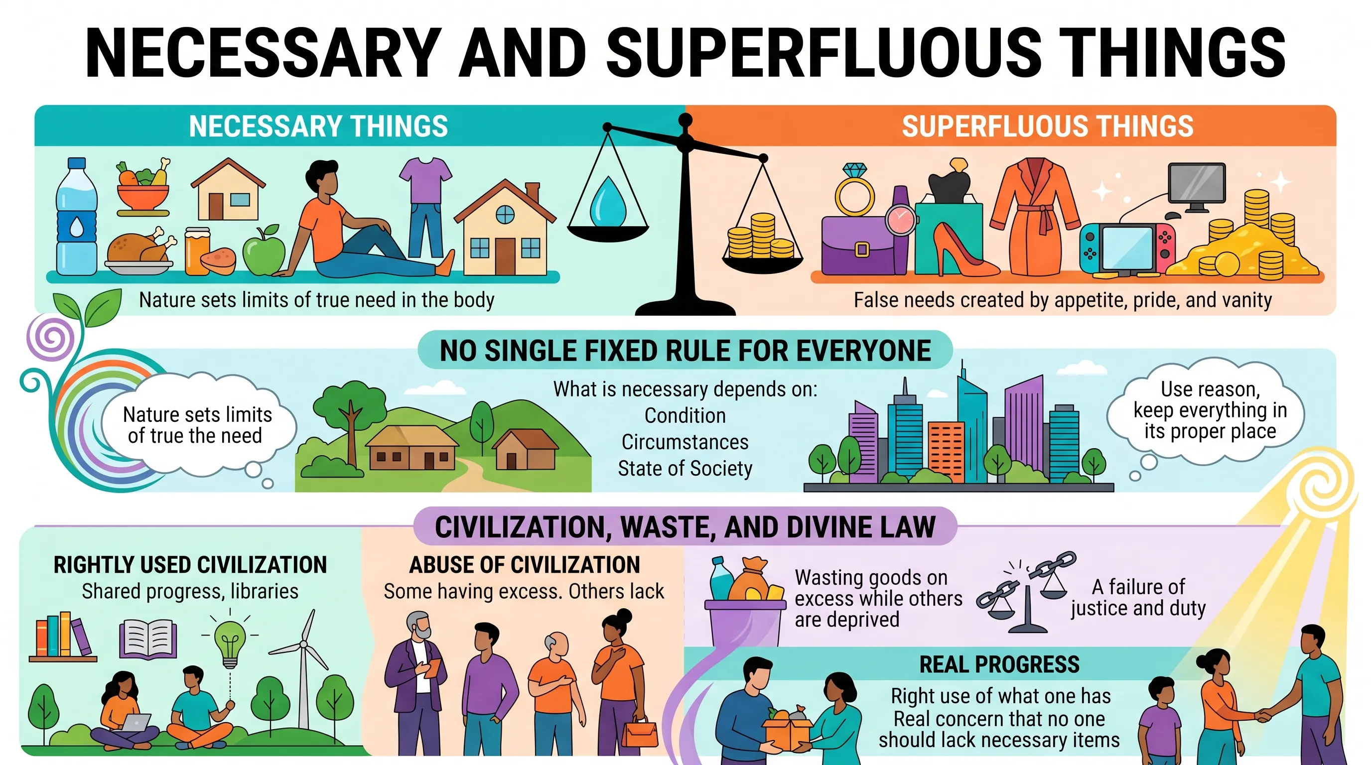 Necessary and Superfluous Things