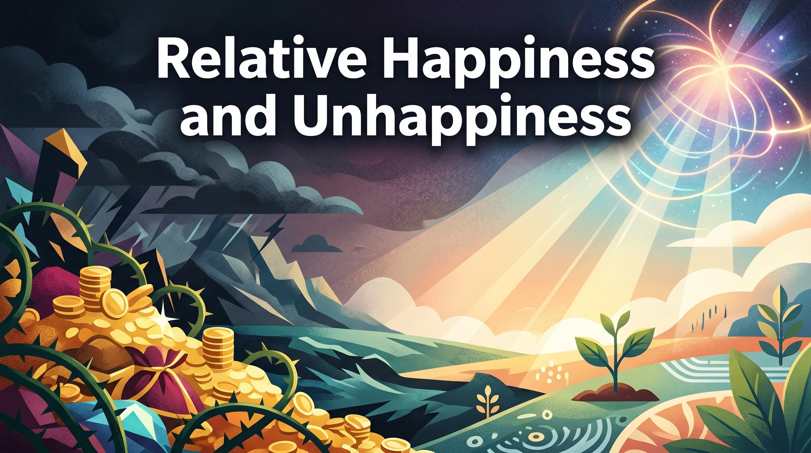 Relative Happiness and Unhappiness