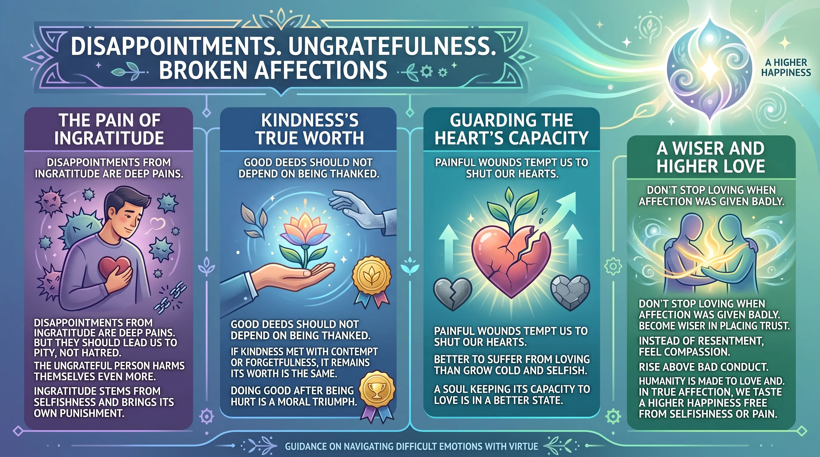 Disappointments. Ungratefulness. Broken Affections