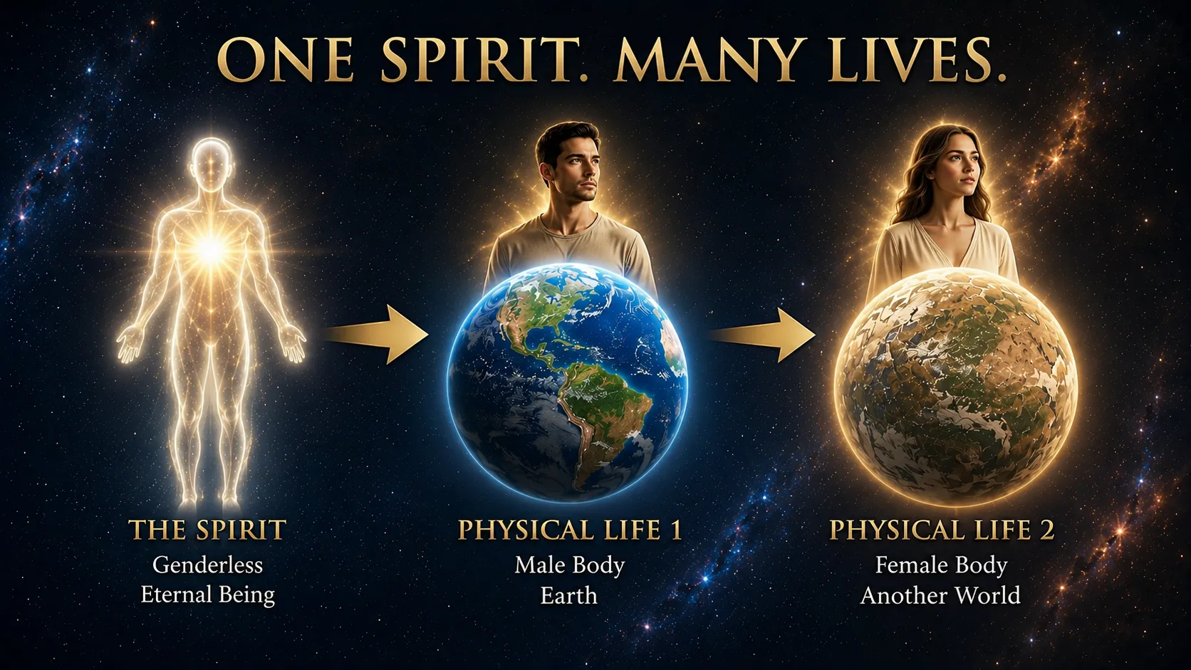 Incarnation and Many Worlds