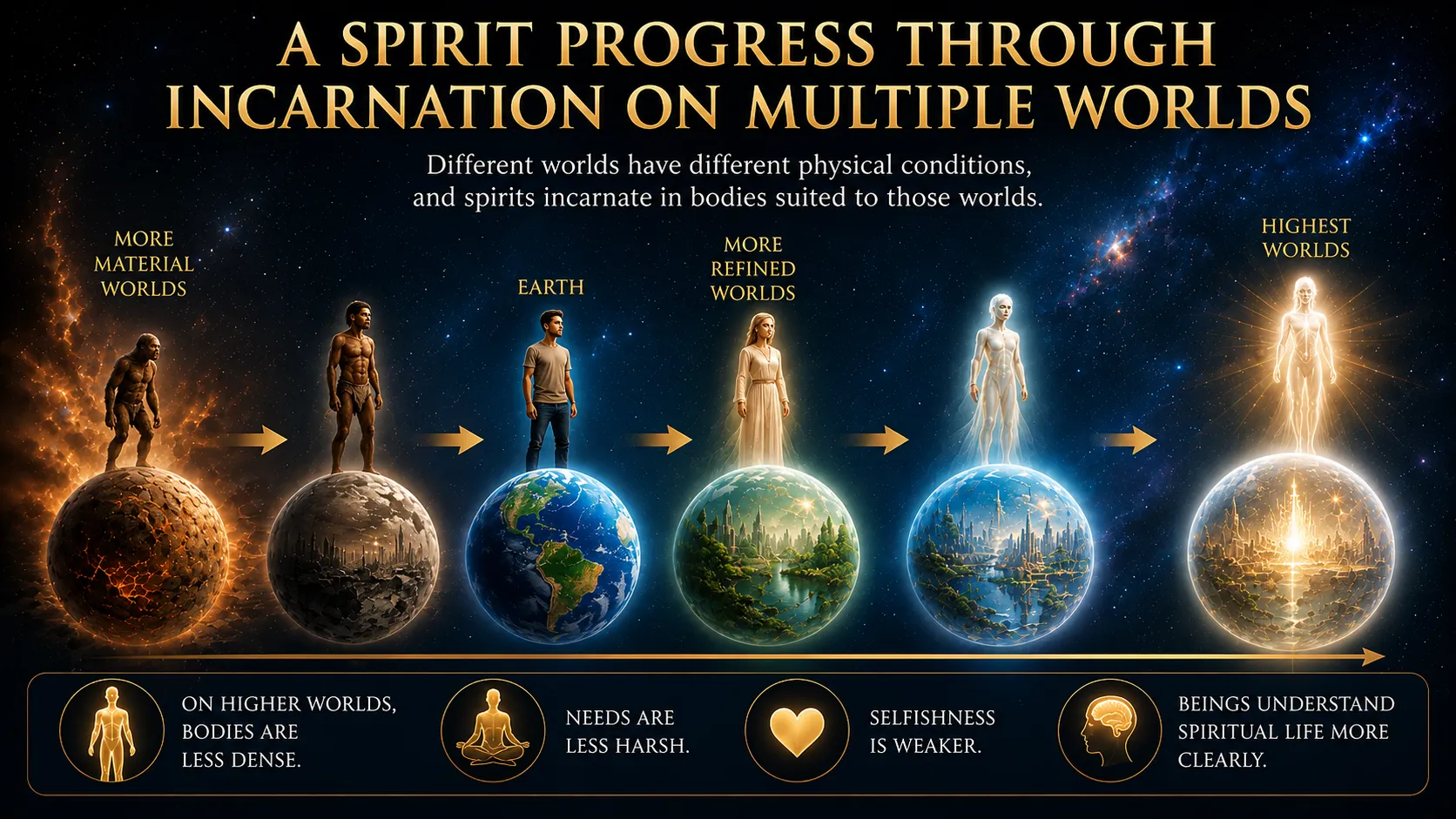 Earth is one among many worlds
