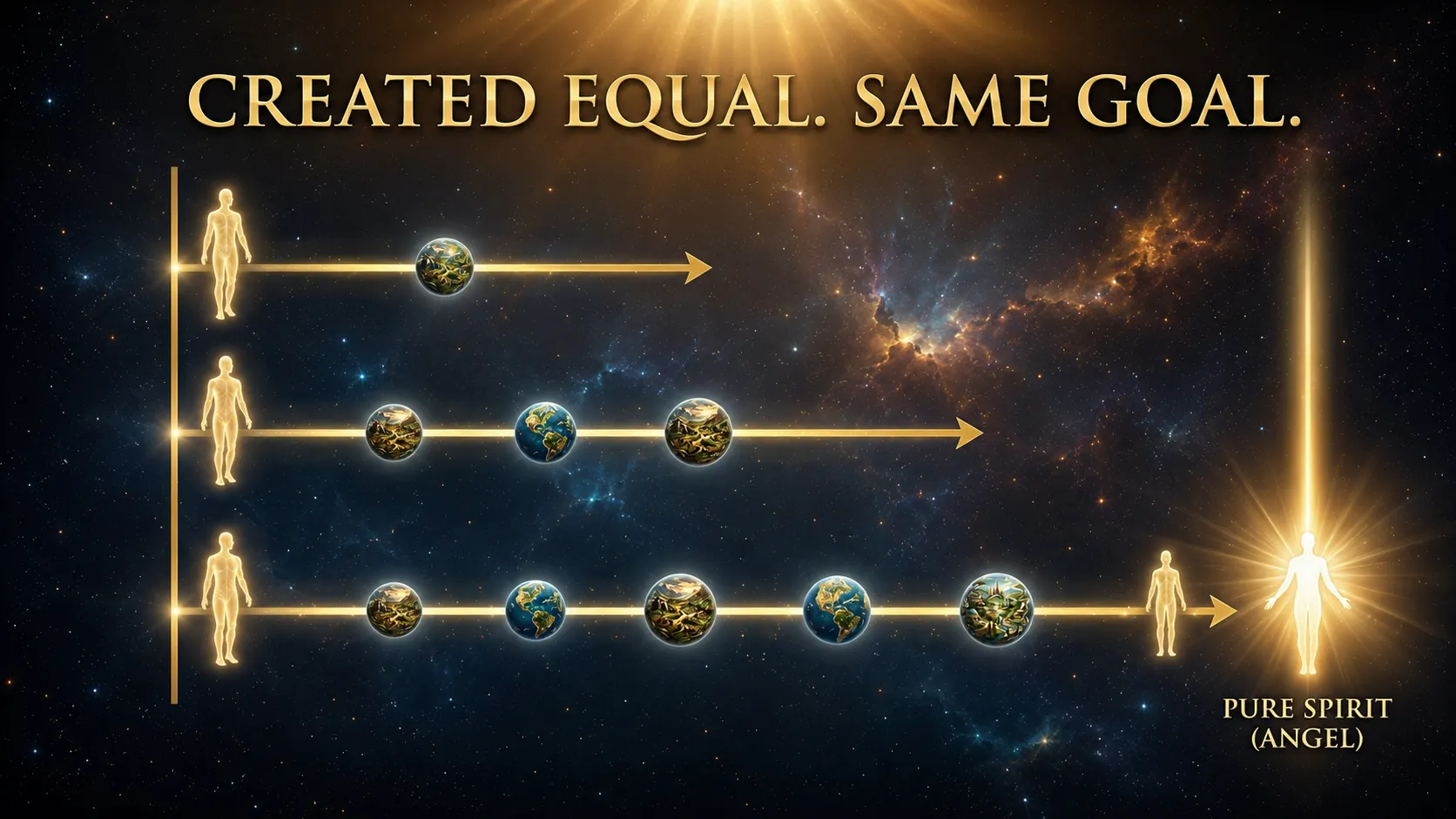 Spirits Are Created Equal But Imperfect.